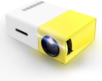 Projector, LoongSon Mini Portable LED Projector, Smartphone Pocket Projector with AV USB SD HDMI for Video/Movie/Game/Home Theater Video Projector ...