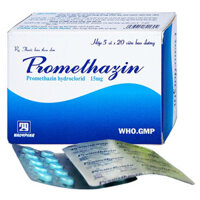 Promethazin 15mg điều trị các tình trạng dị ứng mày day, phù mạch, viêm mũi