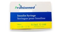 Promisemed bơm tiêm insulin syringe 0.5ml U-100 (H/100c) (hộp vàng xanh)