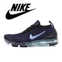 Promotion Best Original_Nike_AIR_VaporMax_Flyknit_3.0 Air_cushion shoes Mens Running_shoes Womens sports shoes Shock absorption Breathable 2019 new Mysterious purple 36-45 Good quality