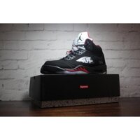 Promotion Nike_Official_Air_Jordan_5 Retro x Supreme_Black 40-47