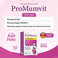 PROMUMVIT Viên Uống Bổ Sung Axit Folic DHA Cho Mẹ Bầu