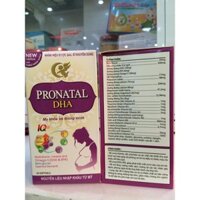PRONATAL DHA bổ sung dưỡng chất cho mẹ và bé