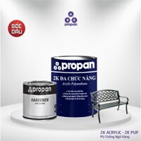 Propan - 2K ACRYLIC - 2K PU - PU Chống Ngã Vàng - 1 kg set