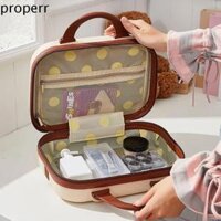 PROPERR Thỏ Vali xách tay Mini Hoạt hình Hộp trang điểm nhỏ Thời trang Vali lên máy bay Hành lý nhỏ Nữ