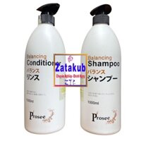 PROSEE Dầu Gội Xả Ngăn Ngừa Gầu Chống Dầu, Chống Rụng Tóc Prosee Balancing 1000mlx 2