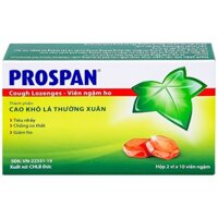 Prospan trị ho, viêm đường hô hấp, đau họng  – CÔNG TY CỔ PHẦN NHÀ THUỐC NHÂN DÂN – PHƯỢNG HOÀNG