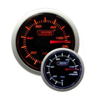 Prosport Performance Series Gauge (Oil Pressure Gauge (Electric) w sender, Amber White 52mm)