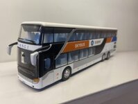 Proswon Bus Setra S 431 2 tầng-Mô hình tĩnh đồ chơi xe chở khách Proswon Bus Setra S 431 2 tầng bằng kim loại cao cấp tỷ lệ 1:32 mở được cửa, cốp giá siêu rẻ