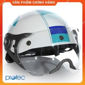 Mũ bảo hiểm Protec Hiway 2 mầu có kính