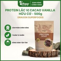 Protein shake cacao và vanilla 500g (Protein lắc vị cacao vanilla hữu cơ 500g) - Dragon Superfoods