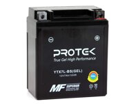 Protek YTX7L-BS YTZ8S YTZ8V 12V 7Ah Sealed AGM Gel Type Battery Maintenance Free For 2004-2006 Honda CB600F 599, 2015-2017 Honda CB300F CBR300R, 19...