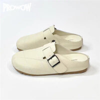 Prowow❤ Thiết kế khóa giày nữ đế thấp