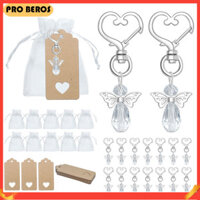 Prrr 30 Chiếc Hình Cánh Thiên Thần Móc Khóa Cho Birthady Lễ Kỷ Niệm Tiệc Cưới Đồ Trang Trí