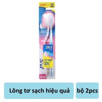 P/s Bàn Chải Đánh Răng P/s Siêu Mềm Với Lông Tơ 0.01mm Màu Ngẫu Nhiên 2 Cây