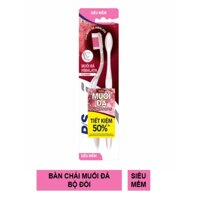 P/s Bàn Chải Đánh Răng P/s Siêu Mềm Chứa Muối Đá Himalaya 2 Cây