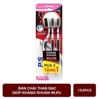 P/s Bàn Chải P/s Than Bạc Kháng Khuẩn Bộ 3 Cây