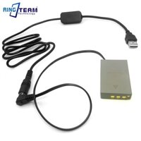 Ps-bls5 BLS-5 Pin giả Bộ ghép nối USB DC cho máy ảnh Olympus PEN E-PL2 E-PL5 E-PM2 Stylus 1 1s OM-D E-M10 E-M10 Mark II