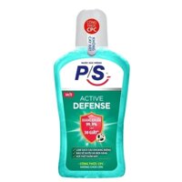 P/s Nước Súc Miệng P/s Active Defense Kháng Khuẩn 500ml