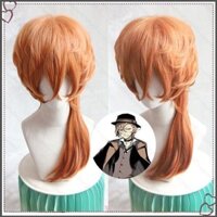 Ps2 Bungo Đi Lạc Chó Nakahara Chuuya Cosplay Tóc Giả Dài Halloween Hóa Trang Hiệu Suất Lông Tơ Tóc SP2