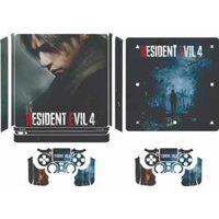 [PS4] Miếng dán máy ps4 full resident evil 4 remake 2 tay