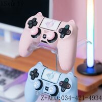 PS4Tay Cầm Vỏ Bảo Vệ Vỏ Silicon, Tai Mèo, Vỏ Mềm Nữ Dễ Thương, Bao Toàn Bộ Phụ Kiện Máy Chơi Game