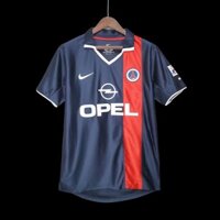 Psg 01-02 Paris Saint-Germain áo retro thể thao ngoài trời áo sơ mi retro
