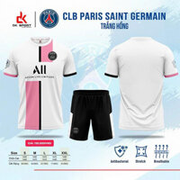 PSG Trắng Hồng 23/24 ( DK ) quần áo bóng đá, đồ đá banh, xưởng DK, thun lạnh cao cấp không nhăn JFUTBALL