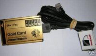 Psion Dacom 56K+Fax PCMCIA Gold Card with Cable