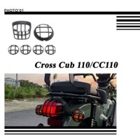 Psler Cho Xe Honda Cross Cub 110 CC110 Đèn Hậu Bao Đuôi Đèn Vỏ Đèn Giao Thông Bật Tín Hiệu Nướng Bao Đầu Đèn