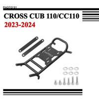 Psler Cho Xe Honda CROSS CUB 110 CC110 Giá Giữa Hành Lý Giá Hộp Khung Giá Đỡ Trung Tâm Ốp Lưng Giá Đỡ Kệ 2023 2024