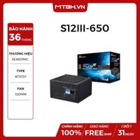 PSU SEASONIC 650W S12III-650 80Plus Bronze NEW