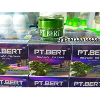 PT.BERT combo 4 hộp kem dưỡng trắng da thảo mộc trà xanh loại (10gr)