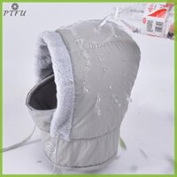 Ptfu Mùa Đông Có Mũ Trùm Đầu Balaclava Mặt nạ Nam Nữ Cổ Ấm Balaclava Trượt Tuyết Ngoài Trời Mũ Chống Gió Dày Sang Trọng Lông Tơ Beanies Hood Mới