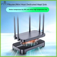 Ptfu USB Router Cooler Cho Mini PC Wifi Router Modem TV BOX STB Di Động Đĩa Cứng Laptop Quạt Làm Mát Giá Đỡ Mới