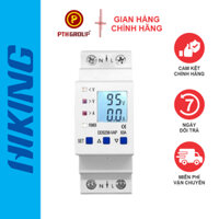 PTH GROUP Đồng hồ đo công suất tiêu thụ có bảo vệ quá áp quá dòng HIKING DDS238-VAP 63A
