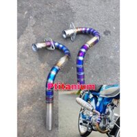 (Ptitanium) Cổ bô Titan gắn cho xe 67 xài bô dắt cao