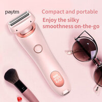 Ptm Dụng cụ cạo râu có độ chính xác cao Máy cạo râu nữ Usb có thể sạc lại Máy cạo râu điện cho mặt Body Khu vực Bikini Chống thấm nước Tông đơ tẩy lông cho cánh tay Máy cạo lông chân