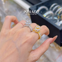 PTNACC Nhẫn nữ hột cao đính đá paguet sang trọng