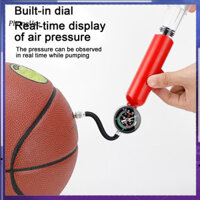 Pu Bơm hơi nhanh Bóng thể thao Máy bơm bóng rổ bền Máy bơm bóng rổ Mini hành động kép cao cấp có đồng hồ đo áp suất Máy bơm không khí bóng đá cho người mua Đông Nam Á
