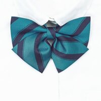 Pu Ding Bear Original JK Turquoise Xanh Ẩn Xanh Xám Hồng Sọc Đỏ Mỡ Hạt Nơ Cho Nữ Học Sinh