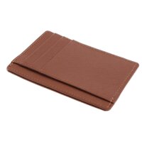 PU Leather ID Holder Travel Passport Holder Card Cover - Brown