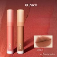 PUCO Puff Knock Mousse Lip Mud Lip Lacquer Matte Finish Velvet White Lipstick Mm13 White Moonlight IRJZ