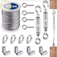 Pud 1 Bộ Dây Đa Năng Dây Cáp Thép Không Gỉ Lều Dây Treo VN