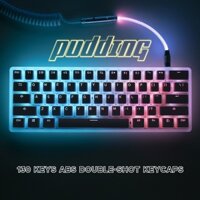 Pudding Keycaps ABS Double-shot OEM Profile Keycap Custom Keycaps