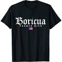 Puerto Rico Boricua Vintage Cờ Puerto Rico Tee Áo thun Size