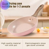 Pufang Chống Dính Đáy Phẳng Chảo Trứng Chiên Mini Chảo Lúa Mì Nồi Đá Cảm Ứng Bếp Gas Nồi Thức Ăn Cho Bé Đa Năng vn