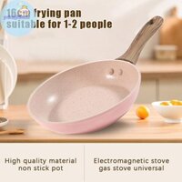 Pufangbliss Chống Dính Đáy Phẳng Chảo Trứng Chiên Mini Chảo Lúa Mì Nồi Đá Cảm Ứng Bếp Gas Nồi Thức Ăn Cho Bé Đa Năng VN