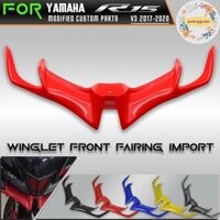 Pufanggreat Cho YZF R15 YZFR15 V3.0 Xe Máy Trước Fairing Khí Động Học Winglet Nắp Dưới Bảo Vệ Gió 2017-2019 VN