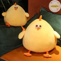 Pufangnice 25 / 45CM Squishy Yellow Chick Doll Mềm Thú Nhồi Bông Gà Sang Trọng Đồ Chơi Gối Đệm Thoải Mái Quà Tặng Cho Trẻ Em Trang Trí Nhà VN